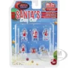 Santa's Day Out 6 piece Diecast Set 1 Man 2 Women 1 Reindeer 1 Present Figures Accessories Limited Edition 4800 pieces Worldwide 1/64 Scale Models American Diorama AD-76508MJ