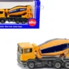 Scania Mixer Truck Yellow 1/87 HO Diecast Model Siku 1896
