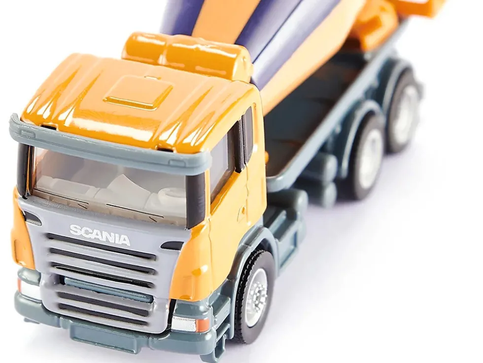 Scania Mixer Truck Yellow 1/87 HO Diecast Model Siku 1896