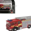 Scania Pump Ladder Fire Engine "Surrey Fire and Rescue" Red with Yellow Stripes 1/148 (N) Scale Diecast Model Car by Oxford Diecast