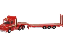 Scania T-Cab Truck RHD (Right Hand Drive) with Lowboy Trailer