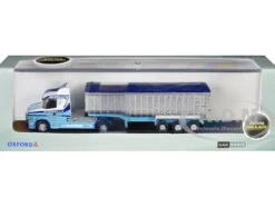 Scania T-Cab Truck RHD (Right Hand Drive) with Covered Dump Trailer