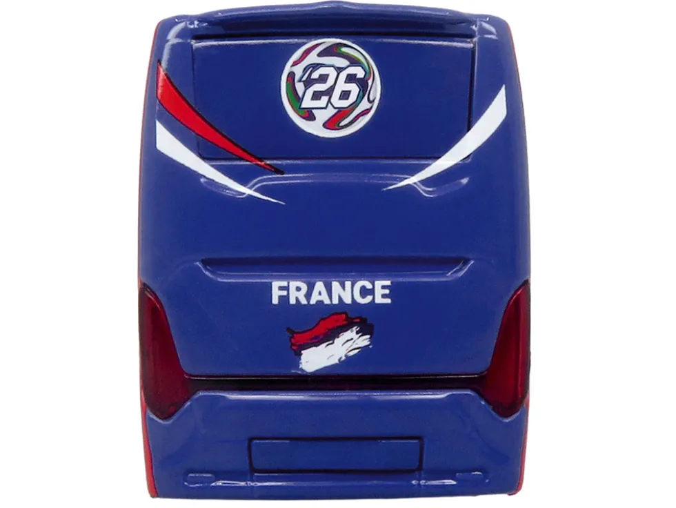 Scania Touring HD Coach Bus "France National Football Team" Blue with Graphics "International Federation of the Global Game" Series Limited Edition to 504 pieces Worldwide 1/87 (HO) Diecast Model by Iconic Replicas
