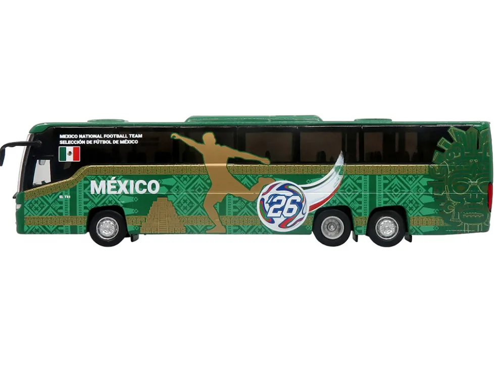 Scania Touring HD Coach Bus "Mexico National Football Team" Green with Graphics "International Federation of the Global Game" Series Limited Edition to 504 pieces Worldwide 1/87 (HO) Diecast Model by Iconic Replicas