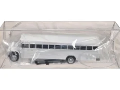 School Bus White 1/87 (HO) Plastic Model by Promotex