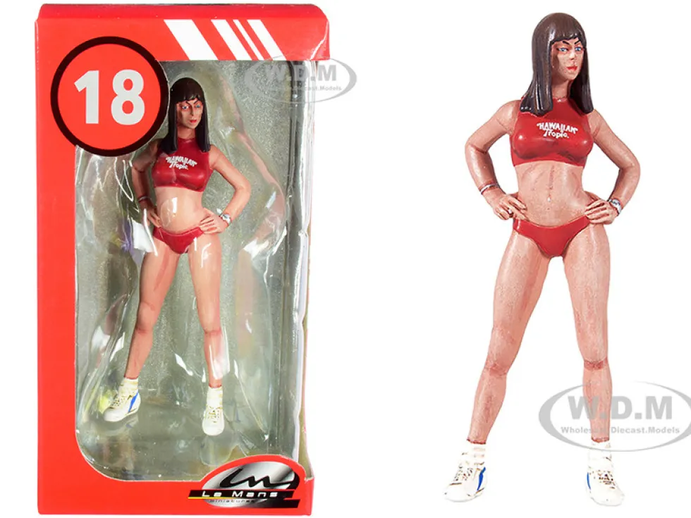 2000's Dorothy Miss Hawaiian Tropic Figurine 1/18 Scale Models Le Mans Miniatures 118037-P2