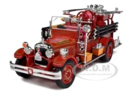 1931 Seagrave Fire Engine Red 1/32 Diecast Model Car Signature Models 32380
