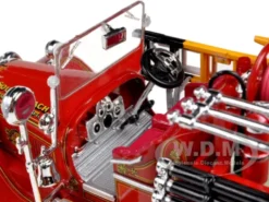 1931 Seagrave Fire Engine Red 1/32 Diecast Model Car Signature Models 32380