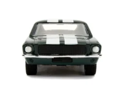 Sean's Ford Mustang Dark Green with White Stripes Fast & Furious Movie 1/32 Diecast Model Car Jada 99519
