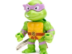 Set of 4 Diecast Figure Key Chains Teenage Mutant Ninja Turtles TV Series Metalfigs Series Diecast Models Jada 34359