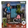 Set of 4 Diecast Figures "A Minecraft Movie" (2025) Movie "Metalfigs" Series Diecast Models by Jada