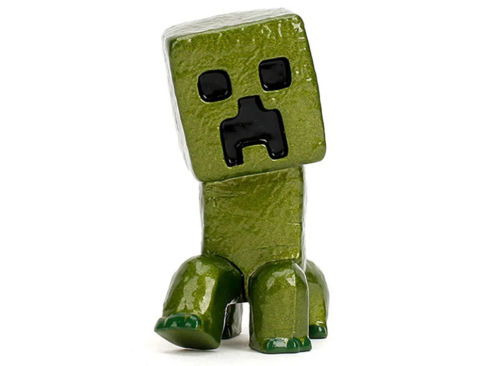 Set of 4 Diecast Figures "A Minecraft Movie" (2025) Movie "Metalfigs" Series Diecast Models by Jada