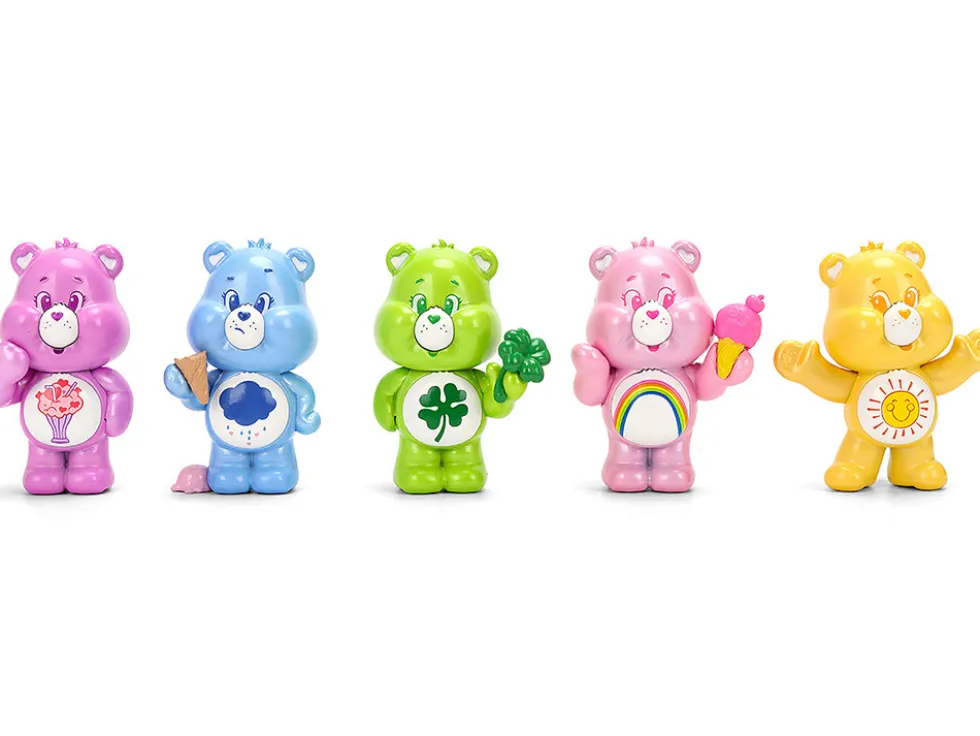 Set of 5 Diecast Figures "Care Bears" "Metalfigs" Series Diecast Models by Jada