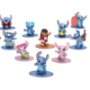 Set of 12 Diecast Figures "Disney's Stitch" Franchise "Nano Metalfigs" Series Diecast models by Jada