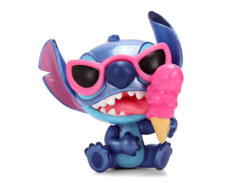 Set of 4 Diecast Figures "Disney's Stitch" Wave #3 "Metalfigs" Series Diecast models by Jada