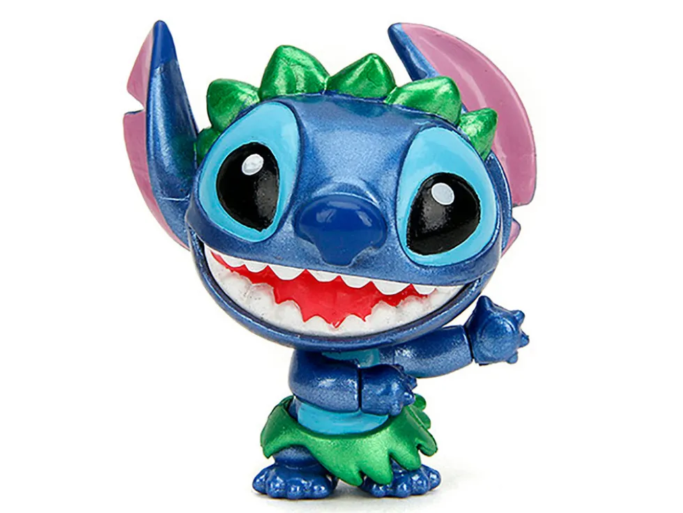 Set of 4 Diecast Figures "Disney's Stitch" "Metalfigs" Series Diecast Models by Jada