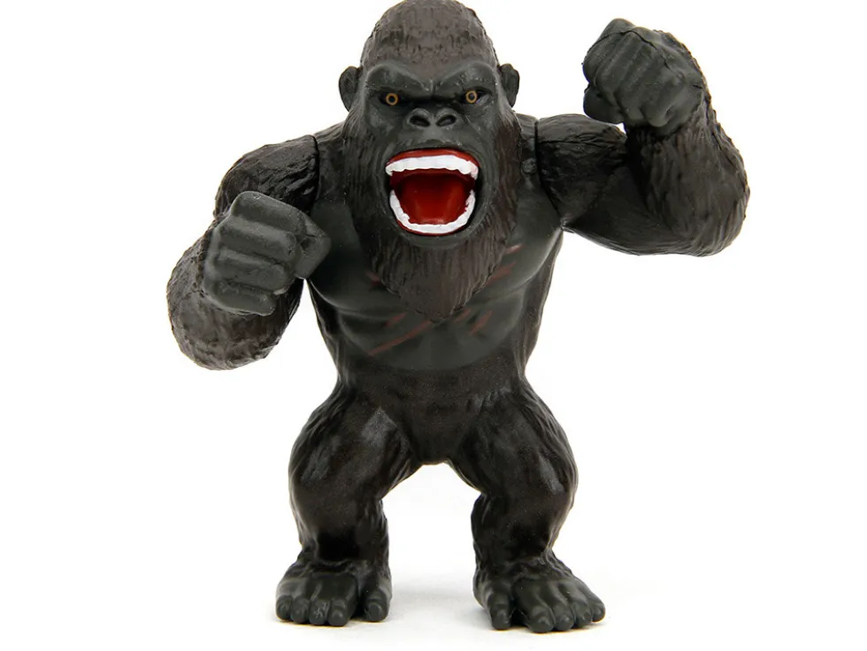Set of 4 Diecast Figures Godzilla x Kong The New Empire 2024 Movie Metalfigs Series Diecast Models Jada 34989