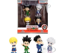 Set of 4 Diecast Figures "Hunter × Hunter" (2011-2014) TV Series "Metalfigs" Series Diecast Models by Jada