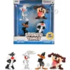 Set of 4 Diecast Figures "Looney Tunes" "Metalfigs" Series Diecast Models by Jada