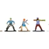 Set of 12 Diecast Figures "One Piece" (2023-Current) TV Series "Nano Metalfigs" Series Diecast Models by Jada
