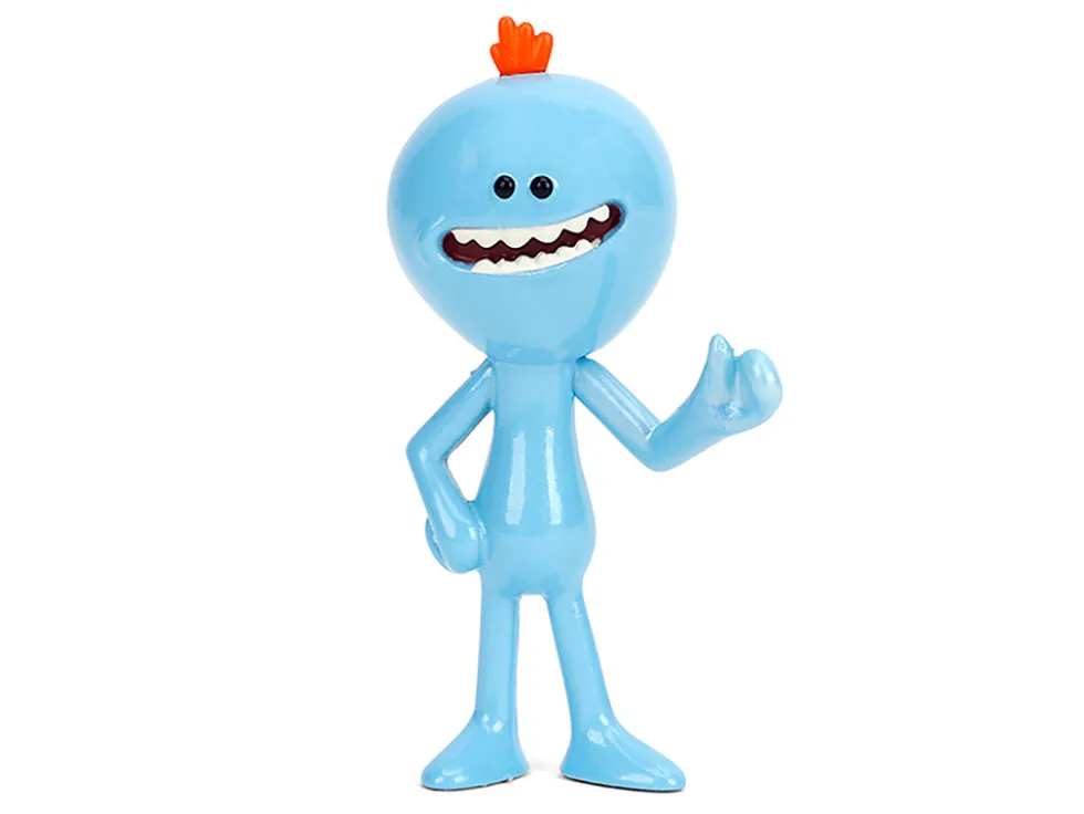 Set of 4 Diecast Figures "Rick and Morty" (2013-Current) TV Series "Metalfigs" Series Diecast Models by Jada