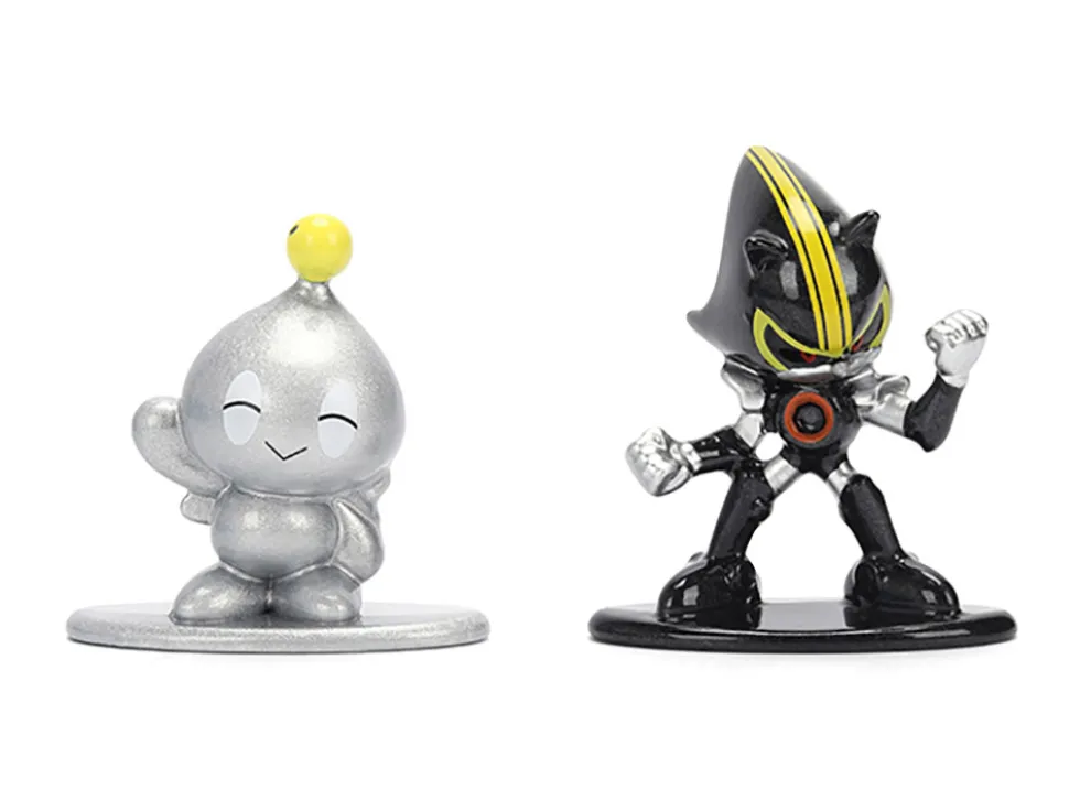 Set of 12 Diecast Figures "Sonic The Hedgehog" Video Games "Nano Metalfigs" Series Diecast Models by Jada