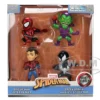 Set of 4 Diecast Figures "Spider-Man" Wave 3 "Metalfigs" Series Diecast models by Jada