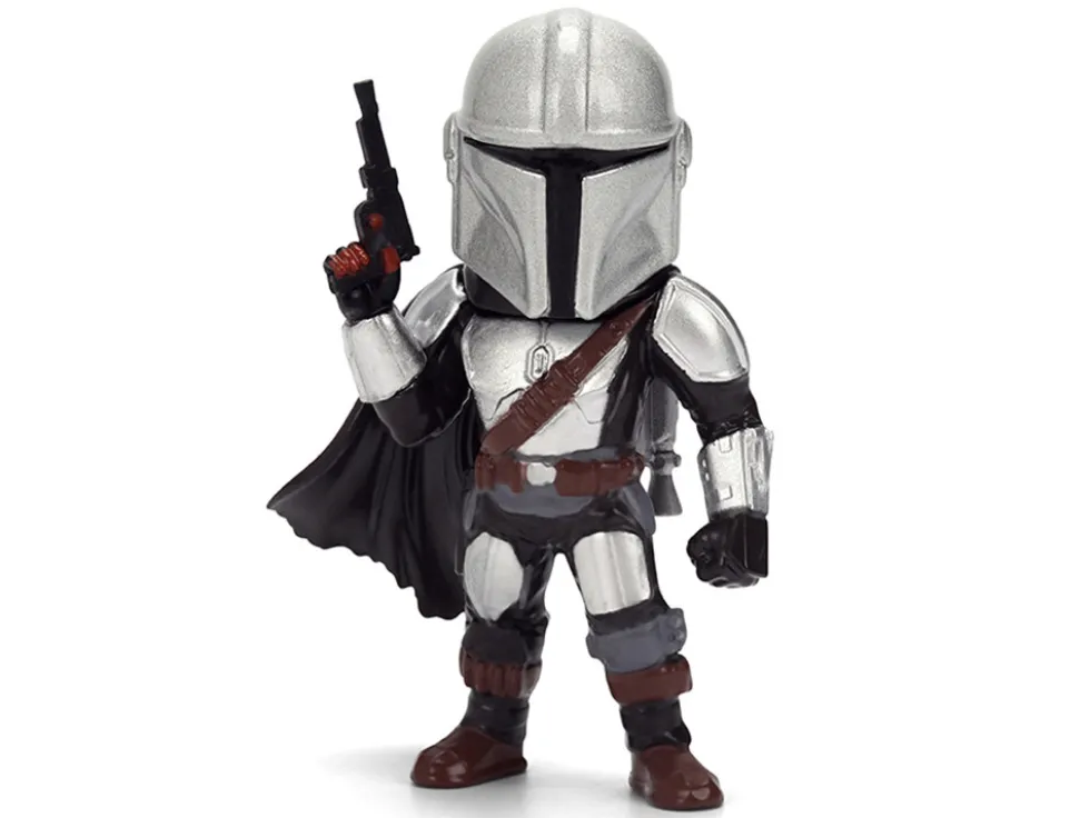 Set of 4 Diecast Figures "Star Wars: The Mandalorian & Grogu" (2026) Movie "Metalfigs" Series Diecast Models by Jada
