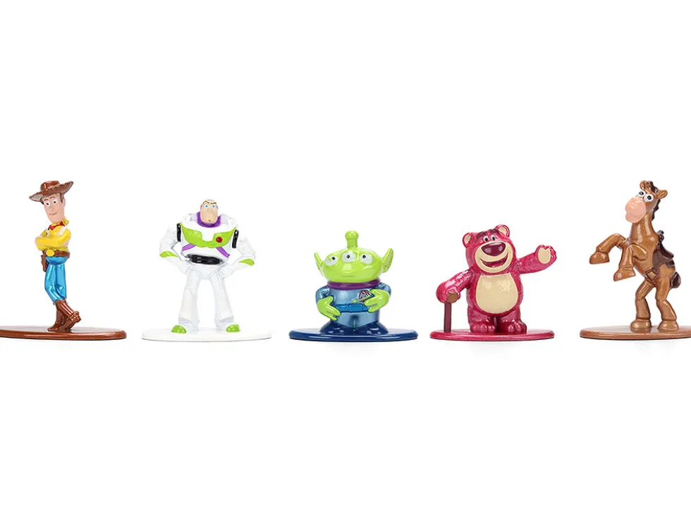 Set of 12 Diecast Figures "Toy Story" Movie Franchise "Nano Metalfigs" Series Diecast Models by Jada