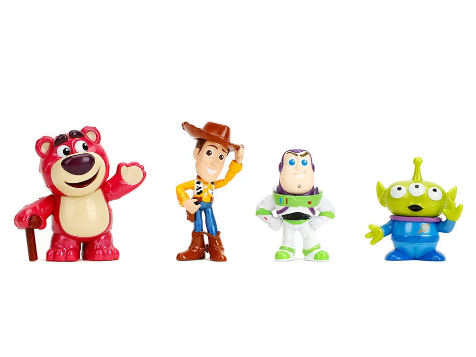 Set of 4 Diecast Figures "Toy Story" "Metalfigs" Series Diecast Models by Jada