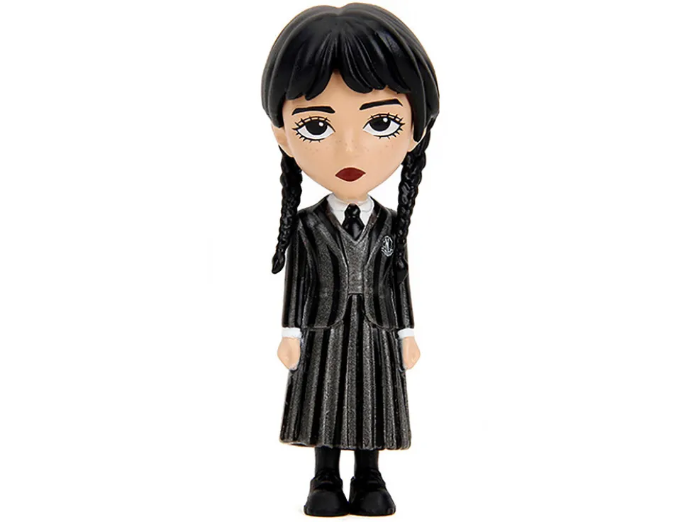 Set of 4 Diecast Figures Wednesday 2022 Current TV Series Metalfigs Series Diecast Models Jada 35325
