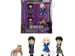 Set of 4 Diecast Figures Wednesday 2022 Current TV Series Metalfigs Series Diecast Models Jada 35325