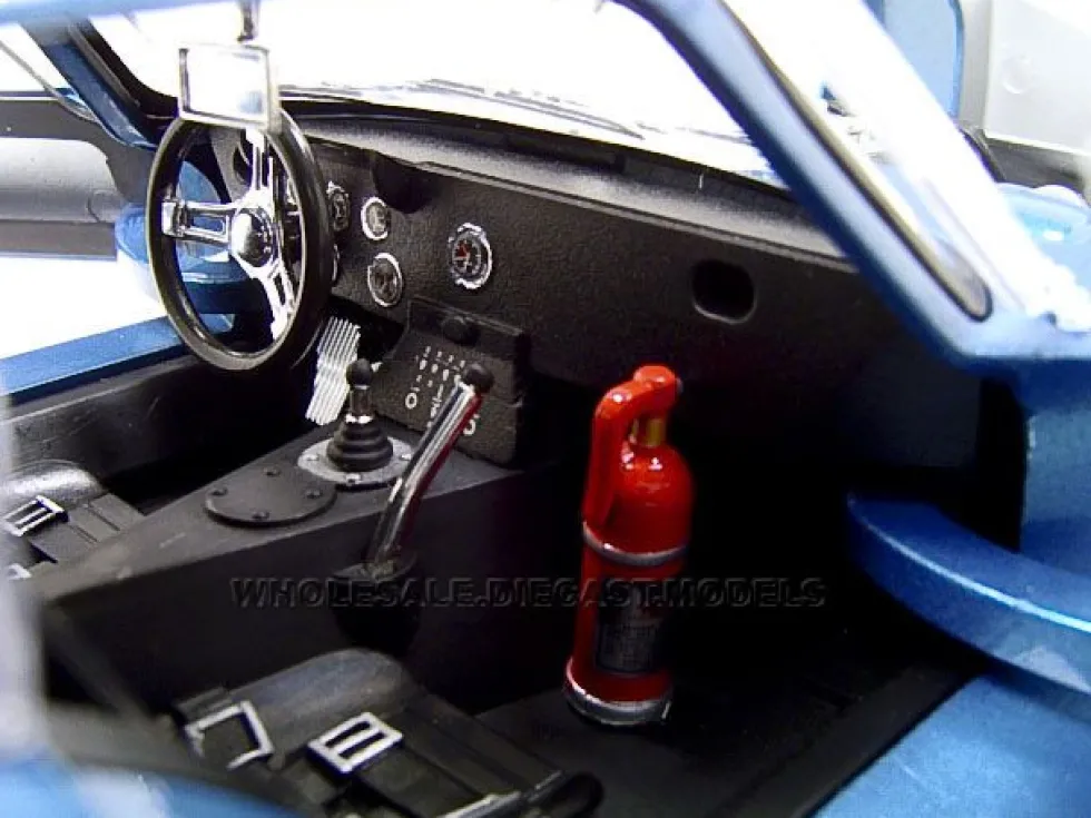 1965 Shelby Cobra Daytona Coupe Blue #98 1/18 Diecast Model Car Shelby Collectibles 130