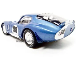 1965 Shelby Cobra Daytona Coupe Blue #98 1/18 Diecast Model Car Shelby Collectibles 130