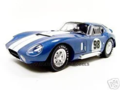 1965 Shelby Cobra Daytona Coupe Blue #98 1/18 Diecast Model Car Shelby Collectibles 130