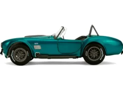 Shelby Cobra 427 MKII Teal Metallic with Gray Stripes "Pink Slips" Series 1/18 Diecast Model Car by Jada