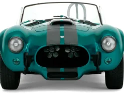 Shelby Cobra 427 MKII Teal Metallic with Gray Stripes 