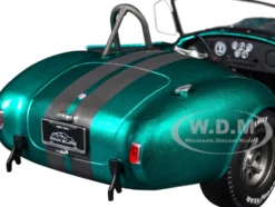 Shelby Cobra 427 MKII Teal Metallic with Gray Stripes 