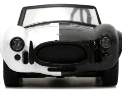 1965 Shelby Cobra 427 S/C #2 Black Metallic White Harvey Two-Face Diecast Figure Batman Hollywood Rides Series 1/32 Diecast Model Car Jada 33091