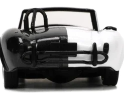 1965 Shelby Cobra 427 S/C #2 Black Metallic White Harvey Two-Face Diecast Figure Batman Hollywood Rides Series 1/32 Diecast Model Car Jada 33091