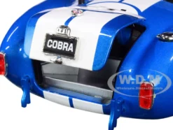 Shelby Cobra 427 S/C #21 Blue Metallic White Stripes 1/18 Diecast Model Car Shelby Collectibles SC112