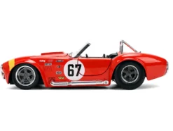 1965 Shelby Cobra 427 S/C #67 Red with Yellow Stripe 