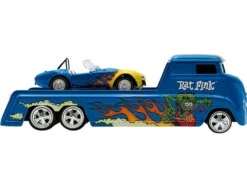 Shelby Cobra Super Snake Blue Metallic with Flames and Custom