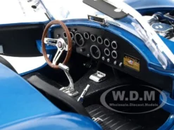 1966 Shelby Cobra Super Snake Blue 1/18 Diecast Model Car Shelby Collectibles 125