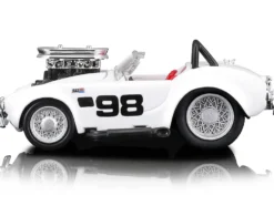 1964 Shelby Cobra #98 White Red Interior 1/64 Diecast Model Car Muscle Machines 15551