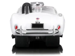 1964 Shelby Cobra #98 White Red Interior 1/64 Diecast Model Car Muscle Machines 15551