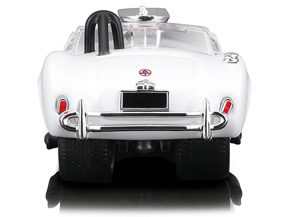 1964 Shelby Cobra #98 White Red Interior 1/64 Diecast Model Car Muscle Machines 15551