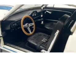 1965 Shelby GT350 "Reynolds Ford" White with Blue Stripes Limited Edition to 204 pieces Worldwide 1/18 Diecast Model Car by ACME