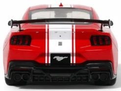 2025 Shelby Mustang Supersnake Race Red with White Stripes 1/18 Model Car by GT Spirit