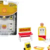 Shell Oil 6 piece Shop Tools Set Shop Tool Accessories Series 3 1/64 Greenlight 16060 C
